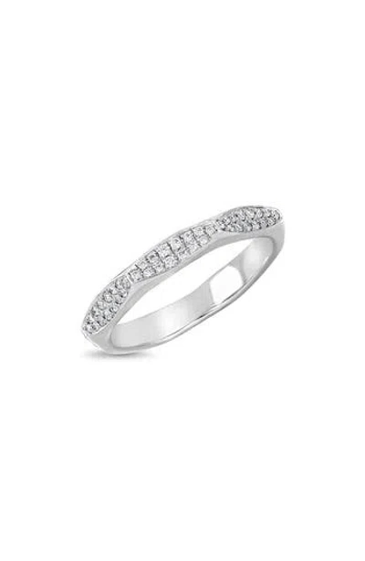 Bony Levy Diamond Band Ring In Silver