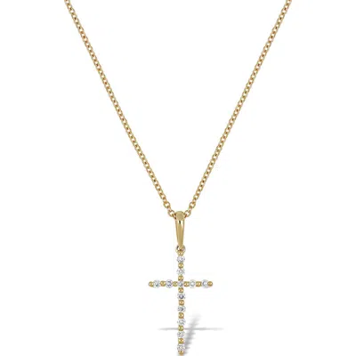Bony Levy Diamond Cross Pendant Necklace In Gold