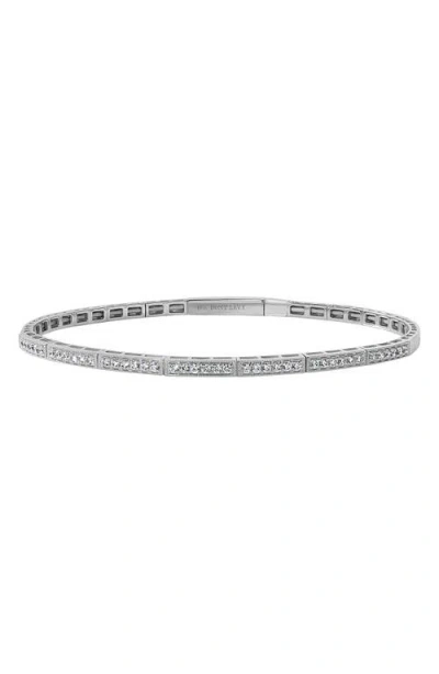 Bony Levy Diamond Flex Bangle Bracelet In Metallic