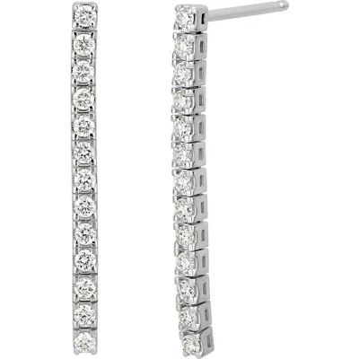 Bony Levy Diamond Linear Drop Earrings (nordstrom Exclusive) In Metallic