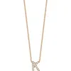 Bony Levy Diamond Pavé Initial Pendant Necklace