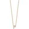 Bony Levy Diamond Pavé Initial Pendant Necklace In Gold
