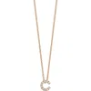 Bony Levy Diamond Pavé Initial Pendant Necklace In 18k Rose Gold - C