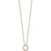 Bony Levy Diamond Pavé Initial Pendant Necklace In 18k Rose Gold - O