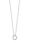 Bony Levy Diamond Pavé Initial Pendant Necklace In 18k White Gold - O