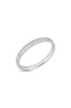 Bony Levy Audrey Diamond Stackable Ring In Silver