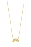 BONY LEVY BONY LEVY DIAMOND RAINBOW NECKLACE