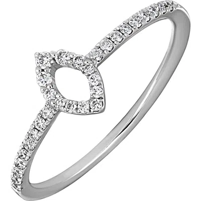 Bony Levy Diamond Ring In Silver