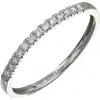 Bony Levy Diamond Stacking Ring In Silver