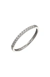 Bony Levy Diamond Stacking Ring In Silver