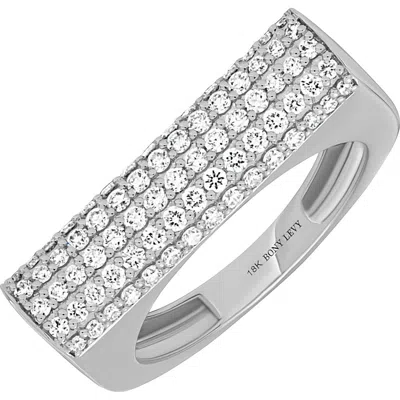 Bony Levy Diamond Statement Ring In 18k White Gold