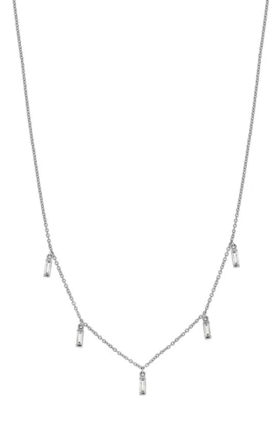 Bony Levy Diamond Station Necklace In Metallic
