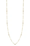 Bony Levy Diamond Station Necklace In Gold