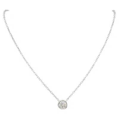 Pre-owned Bony Levy Diamond Station Necklace Made By  In Multi