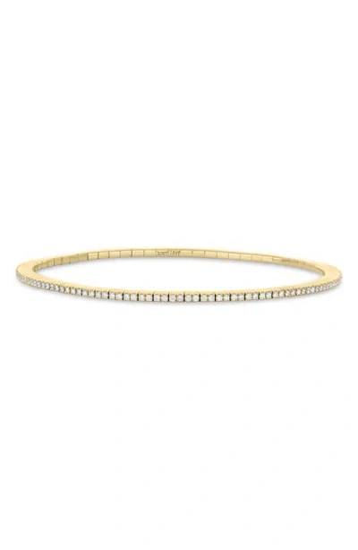 Bony Levy Diamond Stretch Bracelet In Gold
