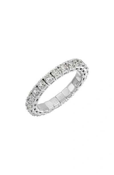 Bony Levy Diamond Stretch Ring In Silver