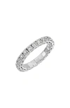 Bony Levy Diamond Stretch Ring In 18k White Gold/ Diamond