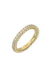 Bony Levy Diamond Stretch Ring In 18k Yellow Gold/diamond