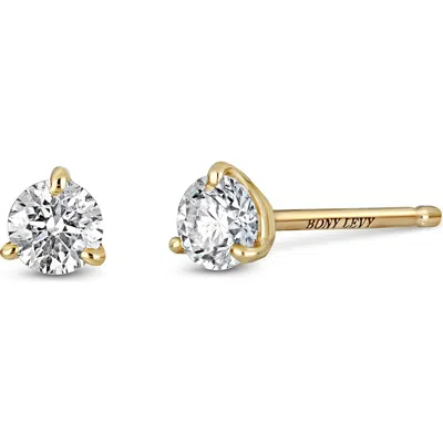 Bony Levy Diamond Stud Earrings In Gold