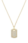 Bony Levy Bardot Diamond Tag Pendant Necklace In 18k Yellow Gold