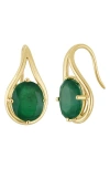 Bony Levy El Mar 14k Gold Emerald Drop Earrings In Gold