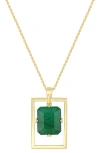 Bony Levy El Mar 14k Gold Emerald Pendant Necklace In Gold