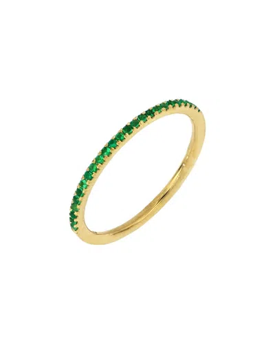 Bony Levy El Mar 18k 0.13 Ct. Tw. 25 Emerald Stackable Ring In Gold