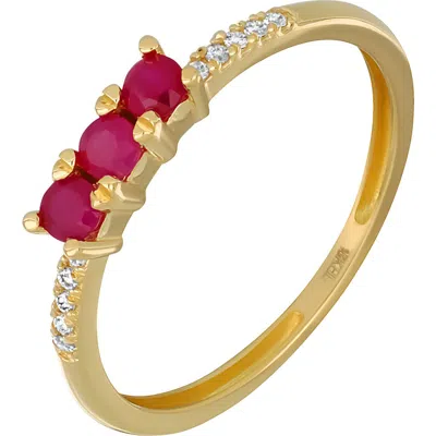 Bony Levy El Mar 18k Gold Gemstone & Diamond Stackable Ring