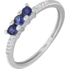 Bony Levy El Mar 18k Gold Gemstone & Diamond Stackable Ring In Blue