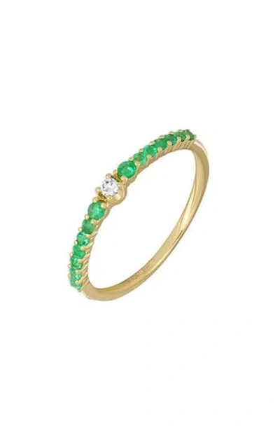 Bony Levy El Mar 18k Gold Gemstone & Diamond Stackable Ring