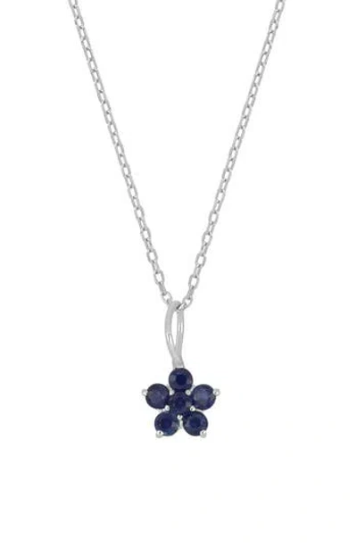 Bony Levy El Mar 18k Gold Gemstone Flower Pendant Necklace In Metallic