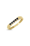 Bony Levy El Mar 18k Gold Gemstone Stackable Ring In Multi
