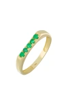 Bony Levy El Mar 18k Gold Gemstone Stackable Ring In Multi