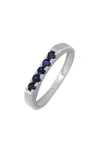 Bony Levy El Mar 18k Gold Gemstone Stackable Ring In Metallic