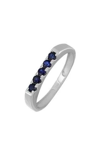 Bony Levy El Mar 18k Gold Gemstone Stackable Ring In Metallic