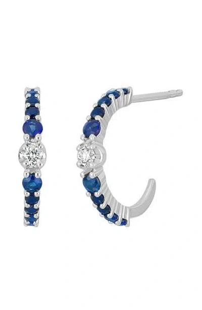 Bony Levy El Mar Diamond & Gemstone Hoop Earrings In Metallic