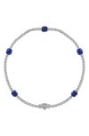 Bony Levy El Mar Diamond & Sapphire Bracelet In 18k White Gold