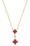 Bony Levy El Mar Emerald & Diamond Pendant Necklace In Multi