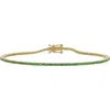 Bony Levy El Mar Emerald Tennis Bracelet In 18k Yellow Gold