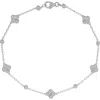 Bony Levy El Mar Gemstone & Diamond Station Bracelet In Silver