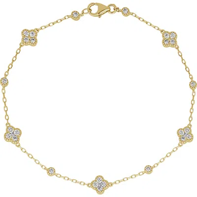 Bony Levy El Mar Gemstone & Diamond Station Bracelet In 18k Yellow Gold