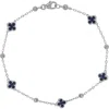 Bony Levy El Mar Gemstone & Diamond Station Bracelet In Gray