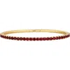 Bony Levy El Mar Gemstone Stretch Bracelet In 18k Yellow Gold Ruby