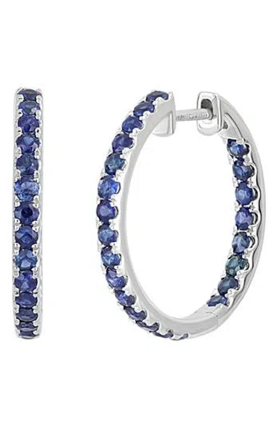 Bony Levy El Mar Inside Out Hoop Earrings In Metallic