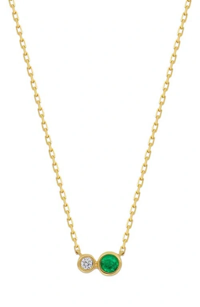 Bony Levy El Mar Pendant Necklace In 18k Yellow Gold - Emerald