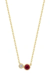 Bony Levy El Mar Pendant Necklace In 18k Yellow Gold - Ruby