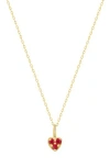 Bony Levy El Mar Ruby Pendant Necklace In 18k Yellow Gold Ruby