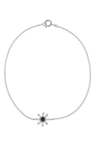 Bony Levy El Mar Sapphire & Diamond Bracelet In 18k White Gold
