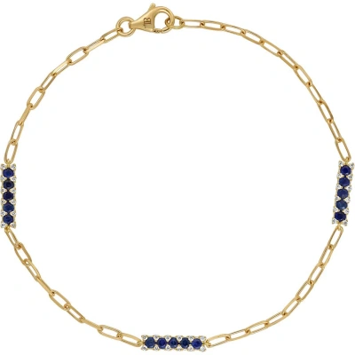 Bony Levy El Mar Sapphire & Diamond Bracelet In Gold