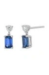 Bony Levy El Mar Sapphire & Diamond Pavé Drop Earrings In 18k White Gold - Sapphire